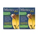 Wellgenix Menocet Plus Menopause Support - Suplemento de la menopausia todo en uno - Cuidado diario de las mujeres - Flash calientes, sudaderas nocturnas, costuras de orina - 30 tabletas (Pack of 2)