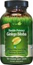 Irwin Naturals Ginkgo de doble potencia Biloba 240mg Extra Strength Brain Health Supplement - Enhance Memory, Mental Focus, Alertness, Concentration " Herbal Energy Booster - 60 Liquid Softgels