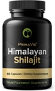 Shilajit Capsules High Strength Purified Primavie Shilajit Harvested at 10,000 Pies de las montañas del Himalaya Rico en ácido fúlvico " Minerales de rastro 3er partido testó 100% Natural Made in the USA (60)