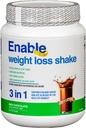 Habilitar la pérdida de peso Shake - sabor de chocolate rico para el reemplazo de comida deliciosa y Nutritious, 2lb 11oz