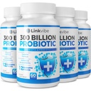 Probiótico 300 Billones CFU - 12 Strains with Organic Prebiotics for Digestive & Gut, Immune, Bloating Health - Probiotics for Women and Men - Daily Dairy Free, Shelf Stable - 240 Condes