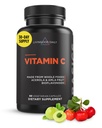 Livingood Daily Vitamin C Supplement, 3-in-1 Whole Food-Based Vitamin C with Acerola &amp; Amla Fruit Extracts and Citrus Bioflavonoids for Immune Support, Vegan, Gluten Free, Non GMO, 60 cápsulas