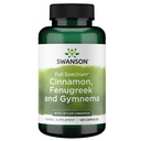 Swanson Full Spectrum Cinnamon, Fenugreek &amp; Gymnema 120 Capsules