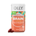 OLLY Ultra Strength Brain Softgels, Nootropic, soporta la función sana del cerebro, memoria, foco y concentración, Omega-3, vitaminas B6 y B12, 30 Day Supply - 60 Cuenta