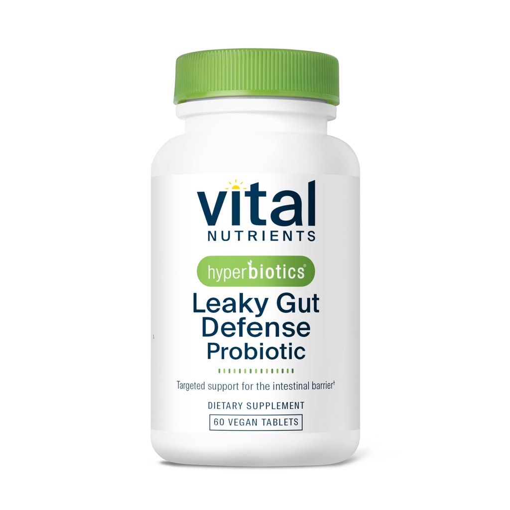 Hyperbiotics Vital Nutrients Leaky Gut Reparación Suplemento Probiótico Silencio Ciencia Respaldado Fórmula Fortalece Barrera Intestinal y Gut Health*  Reduce Digestive Discomfort TEN 60 Vegan Count
