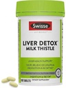 Swisse Milk Thistle Liver Cleanse Detox " Reparar el Liver Detox " Liver Support Silencio Milk Thistle + Turmeric + Artichoke Extract  durable Dose for Your Liver TEN 180 Liver Pills