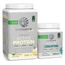 Sunwarrior Creatine Powder &amp; Vainilla Active Organic Protein Powder Set ← Guardar Silencio Vegan Protein Plus Unflavored Creatine Monohydrate (60 Servings Unflavored, 20 Servings Vanilla)