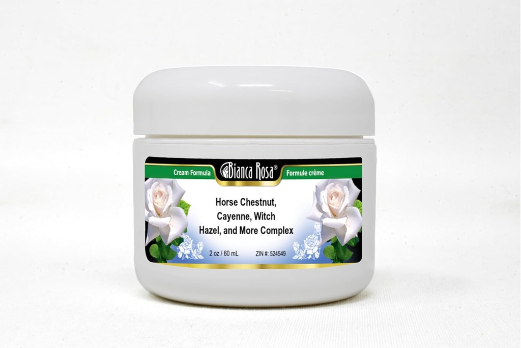 Bianca Rosa Horse Chestnut, Cayenne, Witch Hazel y Más Complex Cream (2 oz, ZIN: 524549) - 2 Pack