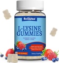 L-Lysine 1000mg Gummies, Chewable Lysine Supplement for Adults, Immune Support, Collagen Formation Support, Non-GMO, Vegan, Gluten Free - 60 Condes