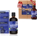 Wild Bilberry Extracto 3x3.4oz Botella de mora líquida Anthocyanin Suplemento de arándanos europeos libre de alcohol para ojos Alta biodisponibilidad Extracto líquido