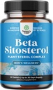 Complejo de Sterols con Beta Sitosterol - 500mg Beta-Sitosterol Sterols y Stanols Suplemento para la salud cardíaca y el apoyo a la próstata - Suplemento de salud corazón y próstata para hombres - 30 Tablets