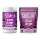Ultima Replenisher Electrolyte Powder Drink Mix Bundle – Sugar Free – Grape, 90 Serving Canister y 20 Stickpacks – 6 Electrolytes and Minerals – Keto Friendly, Vegan, Non-GMO