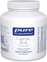 Pure Encapsulations Caprylic Acid tención Suplemento para Gut y Digestive Health, GI Balance, Gastrointestinal Support, and Intestinal Health* TEN 240 Capsules