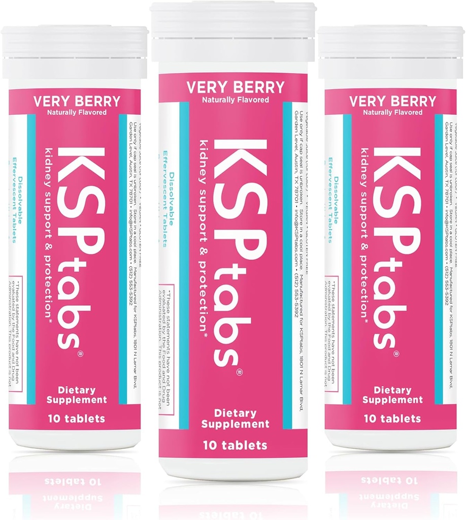 Toda la hidratación natural y suplemento de salud renal para combatir la formación de cristal oxalato de calcio, paquete muy Berry-3