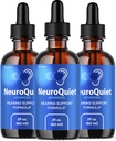 (3 Pack) NeuroQuiet Drops - Official NeuroQuiet Daily Hearing Support All Natural Clean Liquid Advanced Formula for Ear Health, Auditory Clarity & Inner Ear Balance Reviews, 3 Botellas para 3 meses