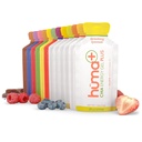 Huma Plus (Double Electrolytes) Chia Energy Gel, Variety Pack - Stomach Friendly, Real Food Energy Gels (6 Original and 6 Plus Gels)