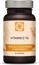 Ultra Tocotrienol 200mg Vitamina E Vegan – Todos los 4 tocotrienols - Alpha Tocotrienol + Beta Tocotrienol + Gamma Tocotrienol + Delta Tocotrienol – No Tocopherols - Complejo Único de Tocotrienol