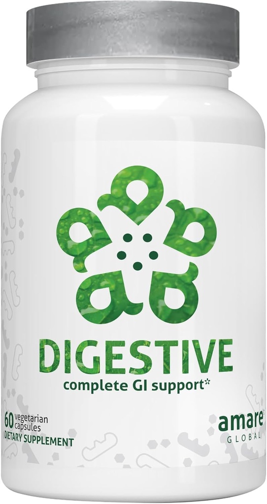 Digestive Complete GI Support of Upper, Middle and Lower Gastrointestinal System, 60 cápsulas