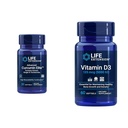 La extensión de vida Curcumin Elite Turmeric Ginger Extracto &amp; Vitamina D3 5000 UI Softgels - Healthy Inflammatory Immune Response and Bone Brain Health - 30 &amp; 60 Con