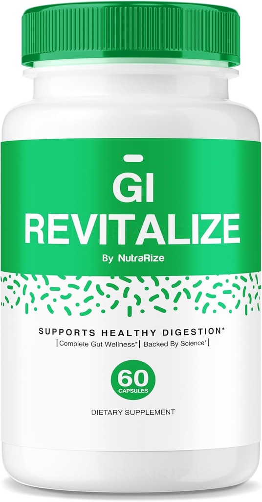 GI revitaliza las cápsulas - GI revitaliza las píldoras Pro para apoyar la digestión saludable, GI revitalizó la fórmula avanzada para la salud de Gut, G I Revitalizer Maximum Strength Suplemento Reseñas (60 cápsulas)