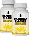 CandiFresh Candida Cleanse - Gut & Colon Support, Natural Herbal Formula, Include Oregano Leaf, Wormwood, Black Walnut, Caprylic Acid-1, 60 cápsulas (2)