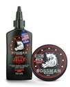 Jelly de aceite de barba Bossman y la barba relajante Balm Combo - olor de martillo
