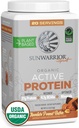 Sunwarrior Planta Orgánica Basada Polvo Proteína Silencioso Pólvora Proteína Orgánica Vegan con BCAAs Plus Recuperación Minerales & Botánicos Soy Dairy & Gluten Free (Chocolate Peanut Butter, 20 Servings)
