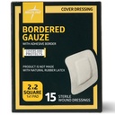 Medline Fronterizo Gauze, 2" x 2" Adhesivo Isla de Vestir, Sterile, 15 Conde