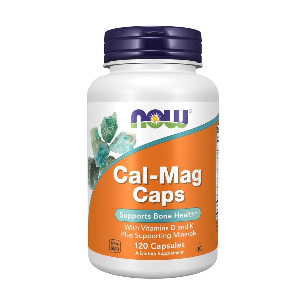 AHORA Suplementos, Cal-Mag con zinc, cobre, manganés y vitamina D, 120 cápsulas