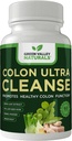 Colon Cleanse - Solución natural para la salud de colon - Laxante natural - Alivio del estreñimiento - Gut Detox - Probióticos - Empieza a trabajar en 24 horas - Soportes Bow Natural Rhythms (1 Botella, 60 Cuenta)