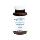 Resveratrol de mantenimiento metabólico con Piperina - Suplemento Trans Resveratrol Capsules para Antioxidante + Soporte cardiovascular, No Fillers, 200mg Trans-Resveratrol Per Dose - 60 cápsulas