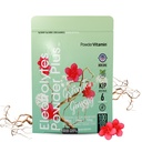 PowderVitamin Electrolytes Powder Plus (100 Servings) Green Tea Ginseng Electrolyte Powder Keto, Sugar Gratis, Rosa Himalayan Salt,1000mg Potasio, 150 mg de calcio, 150 mg de magnesio, Hidratación Powder