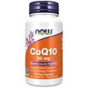 AHORA Suplementos Alimentarios, CoQ10 30 mg, Grado Farmacéutico, Forma All-Trans producida por Fermentation, 120 Capsules Veg
