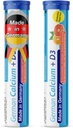 Calcio alemán + VIT. D - 40 Bebida Vegetariana Tablas efervescentes - Orange-Grapefruit Flavor - Hecho en Alemania