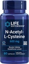 Life Extension Lithium 1000 mcg Brain Health " N-Acetyl-L-Cysteine 600mg Immune, Respiratory " Liver Health Supplement Bundle