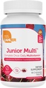Zahler Kids Multivitamin Tabla de vitaminas Chewable - Suplemento de vitaminas diarias completas - Contiene 20+ Vitaminas minerales " para niños pequeños - Kosher Multivitaminas Cherry Flavor (90)