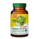MegaFood Vitamina D3 5000 UI (125 mcg) - Suplementos Vegetarianos con Vitamina D3 K2 - Soportes Huesos, Dientes, Musculos & Immune Health - Certified Non-GMO - 60 Mini Capsules, 60 Servimientos
