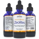 Zeolites Mimi's Miracle: Heavy Metal Detox Zeolite Suplemento gotas con 70 Trace Minerals para Adultos &amp; Niños - Apoya la Restauración Celular, Immune & Digestive Tract Health (4 oz Bottle, 60 Day Supply)