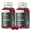 VITEEY Prebiotic Fiber Gummies for Adults, 7g - Gut Health & Digestive Soluble Fiber Supplement Gummies - Zero Sugar Añadido, Vegan, Gluten-Free - 180 Count