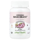 Maxi Health Chewable Digest - Natural Digestive Enzymes with Bromelain and Calcium- Quick-Acting - 90 Chewables - Kosher - Supports Healthy Digestion and Joint Comfort for Men &amp; Women