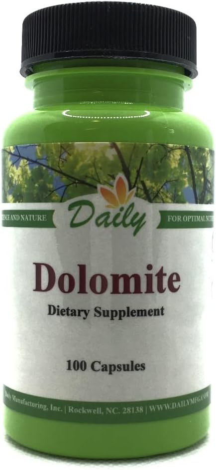Fabricación diaria Dolomite 100 cápsulas