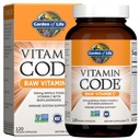 Garden of Life Vitamin Code Raw Vitamin C - 120 Capsules, 500mg Whole Food Vitamin C Capsules + Fruit & Veggie Blend &amp; Probiotics, Suplementos para Adultos, Vegan, Gluten Free