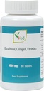Reducido L Glutathione 1000mg x 90 Tabletas. con 500mg L-Glutathione, 300mg Collagen, y 200mg Vitamina C por Tabla