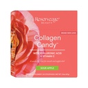 Collagen Nutrition Collagen Candy, Collagen Supplement for Skin Care, Hair Growth, Collagen Booster for Nail Care, Supports Elastin Production, Paleo y Keto, Sour Apple, 2.3 Ounces (20 Servings)