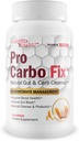 Pro Carbo Fix - Natural Gut &amp; Carb Cleanse Supplement - Plant Based Formula w/Probiotics - Support Digestive Health & Blood Health - Help Flush Carbs & Toxins - Promote Regularity & Reduced Gut Bloat