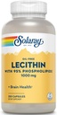 SOLARAY Lecithin No Oil Capsules 1000mg tención 250 Conde