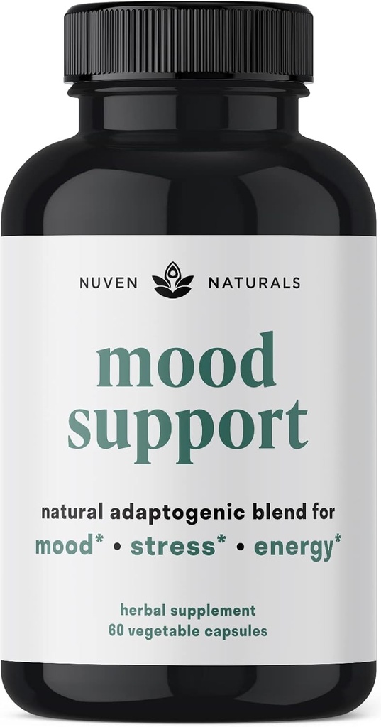 Suplemento de base vegetal - Booster Adaptogénico natural con Ashwagandha y Rhodiola Rosea Silencio Contiene 12 hierbas