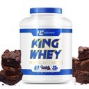 Ronnie Coleman Signature Series Whey Concentrate + Isolate Protein Powder, Pre Workout Shake Mix for Lean Muscle Support, Low Sugar Suplemento para Mujeres y Hombres, Chocolate Brownie Flavor, 5 libras