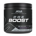 Sorprendente Muscle Pre Boost Silencio 30 Servimientos Silencio 324 Grams Powder ← Pre Workout Suplemento Silencio Hecho en EE.UU. (30 Servimientos, Candy Natural Grape)