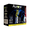 Aurora Nutrascience Micro-Pack Liposomal exoFlex+ con vitamina C, soporta la flexibilidad conjunta " Función, BiovaFlex Eggshell Membrane, Curcumin " Boswellia, Strwaberry Flavor, 30 Packets de una sola talla